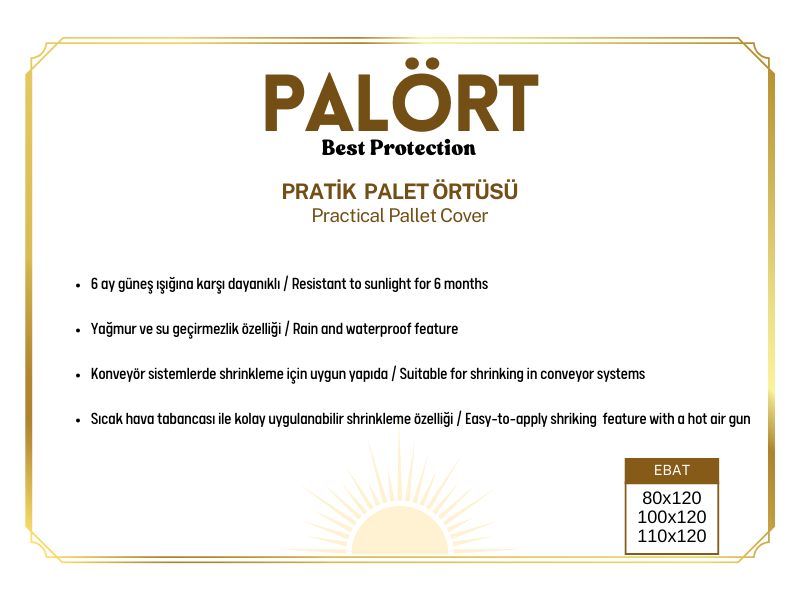 Palet Örtüsü (Shrink) – 5’li Paket Dayanıklı Koruma 3